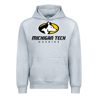 Heather Grey michigan tech Urban Hoodie - linhVisuals