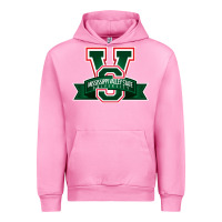 Fuchsia Pink mississippi valley Urban Hoodie - linhVisuals