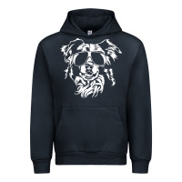 Navy border collie dog t  shirt border collie with sunglasses cool dog t  s Urban Hoodie - linhVisuals