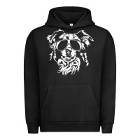Pigment Black border collie dog t  shirt border collie with sunglasses cool dog t  s Urban Hoodie - linhVisuals