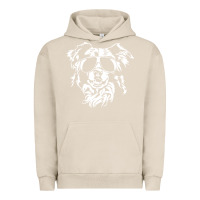Pigment French Oak border collie dog t  shirt border collie with sunglasses cool dog t  s Urban Hoodie - linhVisuals