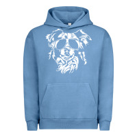 Pigment Pebble Blue border collie dog t  shirt border collie with sunglasses cool dog t  s Urban Hoodie - linhVisuals
