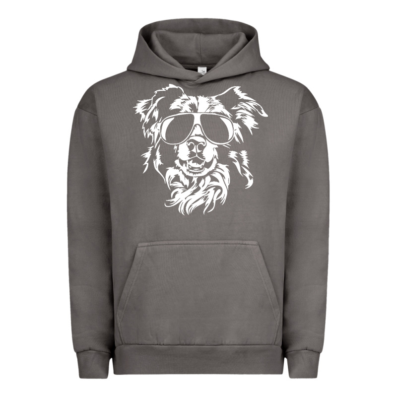 Border Collie Dog T  Shirt Border Collie With Sunglasses Cool Dog T  S Urban Hoodie by linhVisuals | Teevron