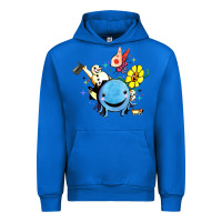 Cobalt oswald the octopus Urban Hoodie - linhVisuals