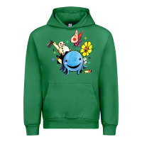 Emerald oswald the octopus Urban Hoodie - linhVisuals