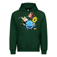 Forest Green oswald the octopus Urban Hoodie - linhVisuals