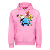Fuchsia Pink oswald the octopus Urban Hoodie - linhVisuals