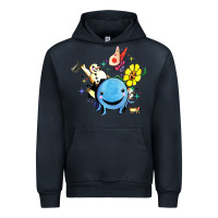 Navy oswald the octopus Urban Hoodie - linhVisuals
