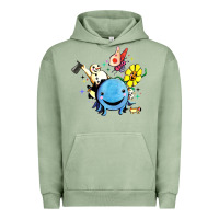 Pigment Oil Green oswald the octopus Urban Hoodie - linhVisuals