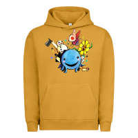 Pigment Peanut Butter oswald the octopus Urban Hoodie - linhVisuals