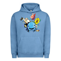 Pigment Pebble Blue oswald the octopus Urban Hoodie - linhVisuals