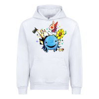 White oswald the octopus Urban Hoodie - linhVisuals
