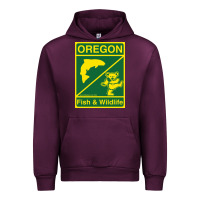 Mauve Wine oregon fish & wildlife deadheads unite! Urban Hoodie - linhVisuals