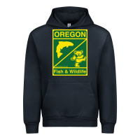 Navy oregon fish & wildlife deadheads unite! Urban Hoodie - linhVisuals