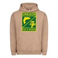 Pigment Burro oregon fish & wildlife deadheads unite! Urban Hoodie - linhVisuals