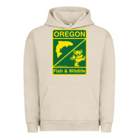Pigment French Oak oregon fish & wildlife deadheads unite! Urban Hoodie - linhVisuals