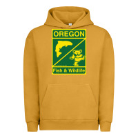 Pigment Peanut Butter oregon fish & wildlife deadheads unite! Urban Hoodie - linhVisuals