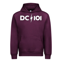 Mauve Wine DC 101 Urban Hoodie - linhVisuals