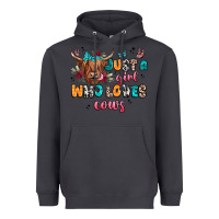 Smoke just a girl who loves cows Heavyweight Hoodie - JahusDesignShop