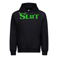 Black SHREK SLUT GREEN SHIRT Urban Hoodie - linhVisuals