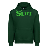 Forest Green SHREK SLUT GREEN SHIRT Urban Hoodie - linhVisuals