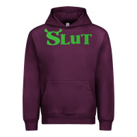 Mauve Wine SHREK SLUT GREEN SHIRT Urban Hoodie - linhVisuals