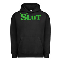 Pigment Black SHREK SLUT GREEN SHIRT Urban Hoodie - linhVisuals