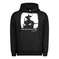 Pigment Black josey wales player film Urban Hoodie - linhVisuals