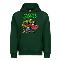 Forest Green groovie ghoulies Urban Hoodie - linhVisuals