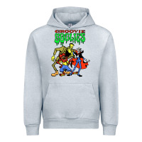 Heather Grey groovie ghoulies Urban Hoodie - linhVisuals
