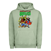 Pigment Oil Green groovie ghoulies Urban Hoodie - linhVisuals