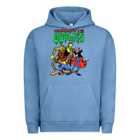 Pigment Pebble Blue groovie ghoulies Urban Hoodie - linhVisuals