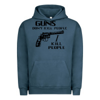 Pigment Midnight Navy guns dont kill people i kill people 1996 Urban Hoodie - linhVisuals