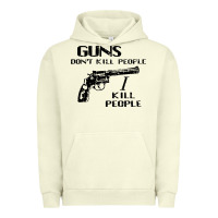 Pigment Pistachio guns dont kill people i kill people 1996 Urban Hoodie - linhVisuals
