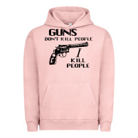 Pigment Salmon guns dont kill people i kill people 1996 Urban Hoodie - linhVisuals