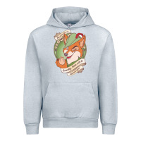 Heather Grey chin up   robin hood Urban Hoodie - linhVisuals