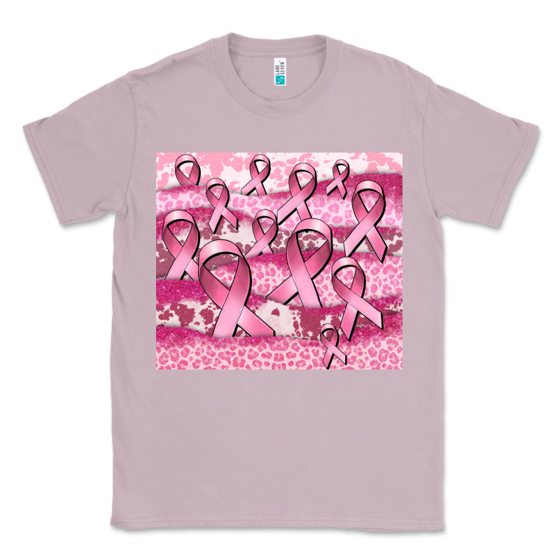 Ribbon  Breast Cancer Classic Tee by CowGirlArtShop | Teevron