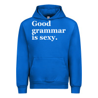 Cobalt good grammar is sexy Urban Hoodie - linhVisuals