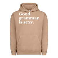 Pigment Burro good grammar is sexy Urban Hoodie - linhVisuals