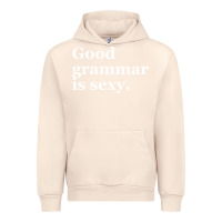 Sandshell good grammar is sexy Urban Hoodie - linhVisuals