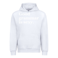 White good grammar is sexy Urban Hoodie - linhVisuals
