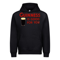 Black guiness is good for you (and me) hq fnny Urban Hoodie - linhVisuals