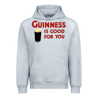 Heather Grey guiness is good for you (and me) hq fnny Urban Hoodie - linhVisuals