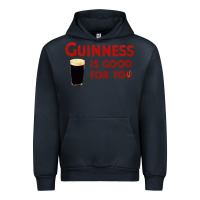 Navy guiness is good for you (and me) hq fnny Urban Hoodie - linhVisuals