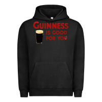 Pigment Black guiness is good for you (and me) hq fnny Urban Hoodie - linhVisuals