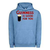 Pigment Pebble Blue guiness is good for you (and me) hq fnny Urban Hoodie - linhVisuals