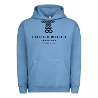 Pigment Pebble Blue torchwood institute Urban Hoodie - linhVisuals