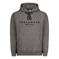 Pigment Tornado torchwood institute Urban Hoodie - linhVisuals