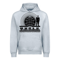 Heather Grey the man from u.n.c.l.e. Urban Hoodie - linhVisuals