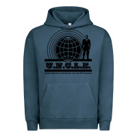 Pigment Midnight Navy the man from u.n.c.l.e. Urban Hoodie - linhVisuals